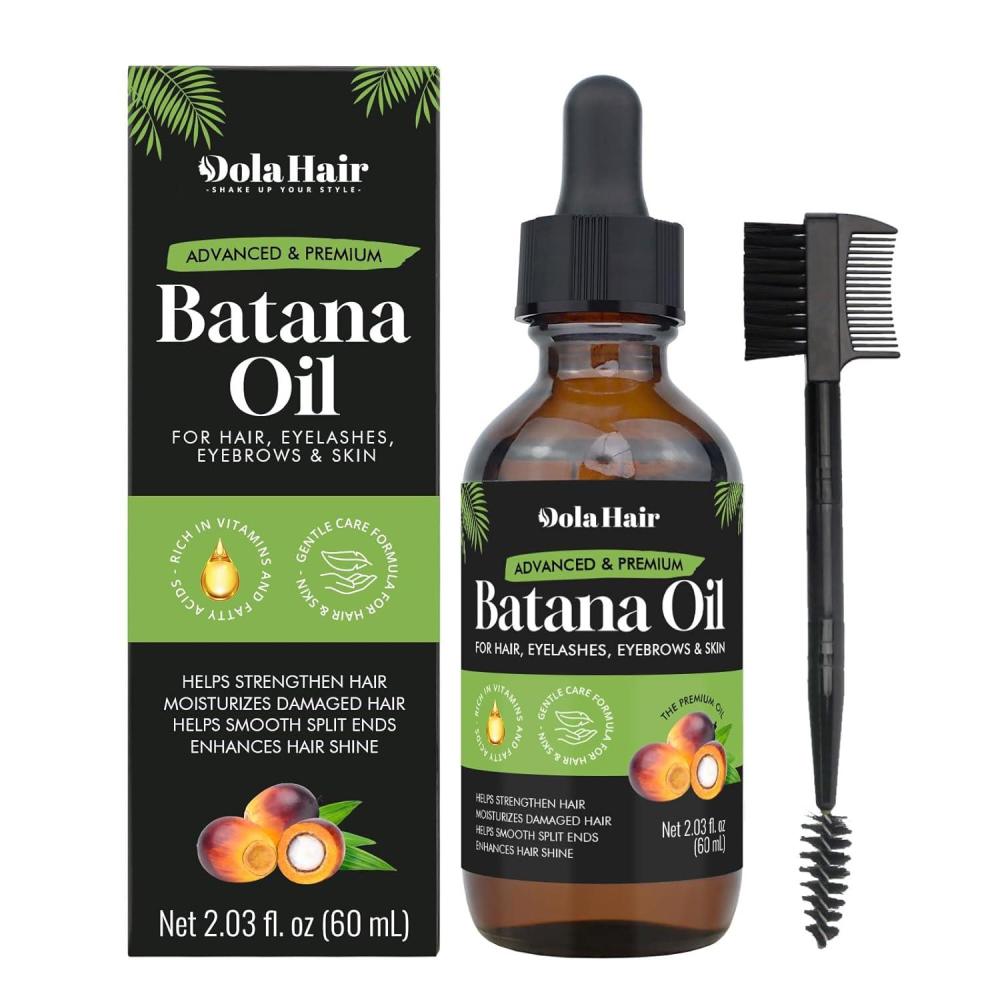 imageBatana Oil for Hair Growth Organics Pure Batana Hair Oil 100 Natural Batana Oil Nourishes Damaged Hair Natural Hair Growth Oil and Conditioner Batana Hair Oil 202 Fl Oz203 Fl Oz Pack of 1