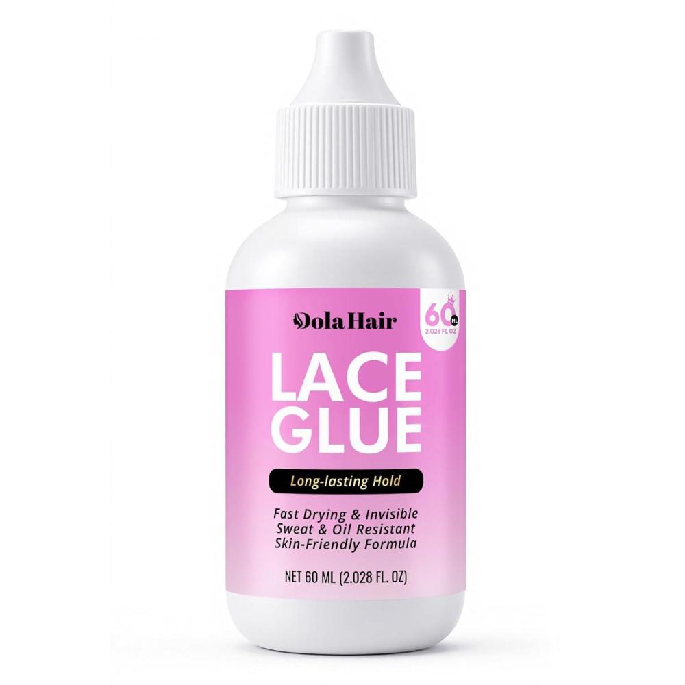 imageDolahair Lace Wig Glue Kit Waterproof Lace Front Adhesive for Wigs Glue Kit5pcsGlue 2 Oz