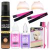 Dolahair Lace Tint Spray Mousse for Lace Front Wigs – Melting Foam, Hair Mousse, Wig Glue, and Installation Kit(Medium Brown)