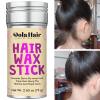 Dolahair Hair Wax Stick & Accessories – Flyaway Control for Kids & Women, 50 Pcs Colorful Elastic Hair Bands, 1 Pcs Slick Back Hair Brush, 2 Hair Loop Styling Tools (Pink)(Pink)