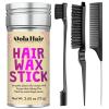 Dolahair Hair Wax Stick – Flyaway Control and Styling Pomade for Kids, Women, and Men – Accessorie Slick Back Hair Brush Kit Hair Bun Maker (Pack of 4)(2.7 Ounce (Pack of 4))