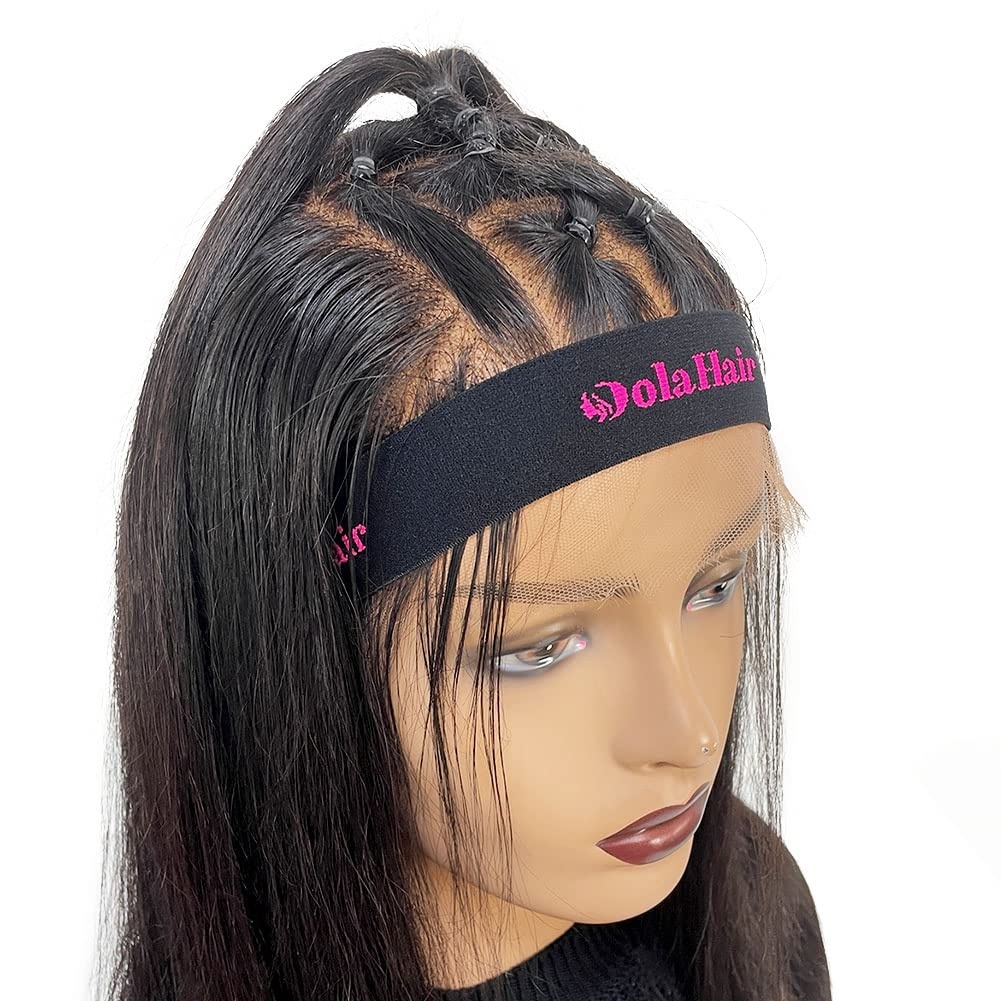 image:imageDolahair Medium Brown Wig Tint Lace Spray and Mousse for Melting Lace Wigs with 2 Elastic BandsDark Brown