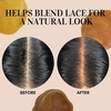 Dolahair Melt Lace Tint Mousse and Spray for Medium Brown Wigs, Foam for Lace Frontal Wigs(Dark Brown)