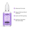 Extreme Hold Lace Glue for Wigs, Waterproof, Invisible Bonding, 1.285 Ounce 36pcs Lace Wig Tape Double Sided Waterproof Lace Front Tape(Glue-3pcs kit)(Glue-remover 1pcs)