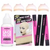 Dolahair Lace Glue, 1.3 Ounce, Waterproof, Extreme Hold, Invisible Bonding for Wigs & Hair Systems, Includes 2 Elastic Bands